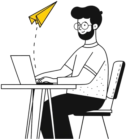 Teacher at desk
